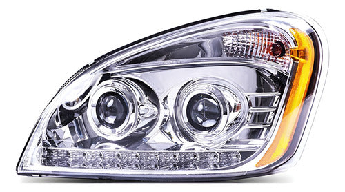 Faro Para Freightliner Cascadia C/tira Led Vjtruck